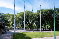 Largo das Bandeiras, na sede da Câmara Municipal de Porto Alegre