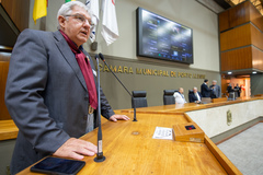 O presidente da entidade, Luiz Henrique Petersen Lamaison, destacou a realização do evento em Porto Alegre, o qual reúne 30 regiões tradicionalistas do Estado