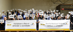 Servidores da Fazenda municipal acompanharam a votação
