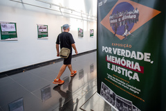 Exposição “Por Verdade, Memória e Justiça”, apresentada na Câmara em abril de 2024