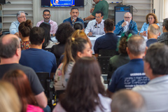 Reunião foi na sede da Acergs 