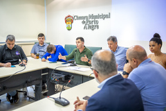 Giovani Culau e Coletivo (PCdoB) foi o proponente da reunião