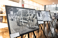 Exposição fotográfica em alusão aos 186 anos da Brigada Militar.