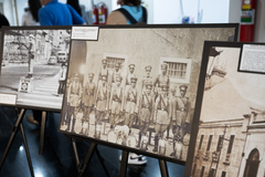 Exposição fotográfica em alusão aos 186 anos da Brigada Militar.