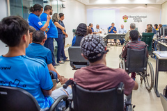11ª reunião ordinária teve como pauta a acessibilidade de Porto Alegre, proposta pelo vereador Cláudio Conceição.