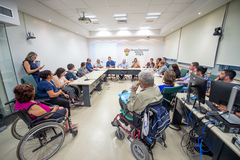 11ª reunião ordinária teve como pauta a acessibilidade de Porto Alegre, proposta pelo vereador Cláudio Conceição.