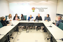Foi apresentado na reunião modelo de privatização do saneamento, como ocorre em cidades da Região Metropolitana 