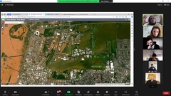 Imagem de satélite mostra o alcance da enchente na zona Norte da Capital
