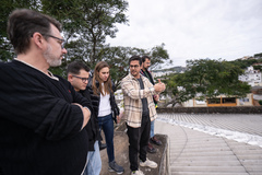 Visita dos vereadores da CECE à Escola Municipal Emílio Meyer