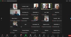 Encontro foi transmitido através da plataforma Zoom