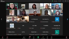 Encontro foi transmitido através da plataforma Zoom