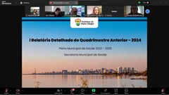 Encontro foi transmitido pela plataforma Zoom
