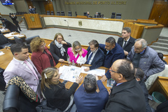 Movimentação de plenário.
