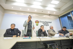 Compra assistida para os moradores das Ilhas.