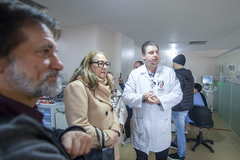 Visita da Cosmam ao Hospital Vila Nova.