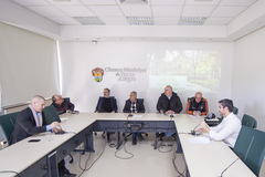 Na reunião, estiveram presentes os membros da Cefor, representantes do Executivo, e entidades de classe 
