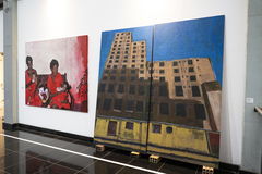 Exposição do 24º Salão de Artes Plásticas da Câmara Municipal de Porto Alegre.